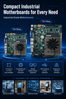 Placa Base Industrial Compacta Mini ITX de 12cm x 17cm Compatible con Procesador Intel con Puertos HDMI, DP y USB para Juegos, Negocios, Oficina e IPC