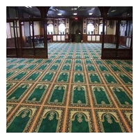 Tapis de prière de mosquée imprimé en Nylon personnalisé, tapis de salon hôtel de luxe
