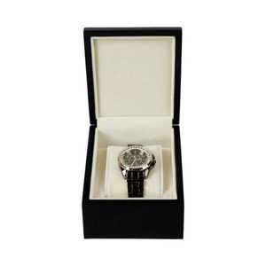 DS High Gloss Eco-Friendly Customized High-end Display Black Single <b>Gift</b> Rectangle Wooden Watch Box - Product Image 1