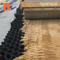 Sistema Celular de Contención para Terrenos, Malla de Grava de HDPE Negra, Geocelda para Estabilización de Pendientes, Geogrid para Caminos