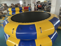 Jeu d'eau d'été 6.5ft/10ft trampoline gonflable pour adultes, videur d'eau pour lac/piscine/bateau/étang