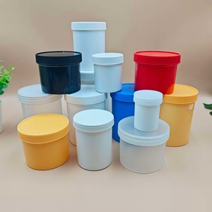 Contenedores de plástico para almacenamiento de 60ml, 100ml, 500ml, 1000ml, latas de boca ancha con tapa para almacenamiento y embalaje - Product Image 1