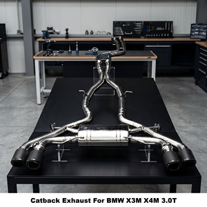 Échappement Catback en Acier Inoxydable Vortex Performance pour BMW X3M X4M 3.0T 2019-2024 avec Silencieux à Valve Électronique et Pièces de Tuning - Product Image 1