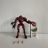 Edisi Baru 2025 untuk Mecha Plating Storm Red Luminous Edition PVC Joint Movable Robot Toy
