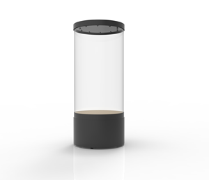 Vetrina Standard di lusso <span class=keywords><strong>in</strong></span> <span class=keywords><strong>acciaio</strong></span> di lusso <span class=keywords><strong>in</strong></span> vetro con esposizione ad angolo - Product Image 2