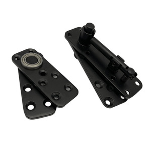 Bisagra oculta 0322 ajustable de 6 orificios con apertura de 180 grados para puerta de madera o vidrio - Product Image 1
