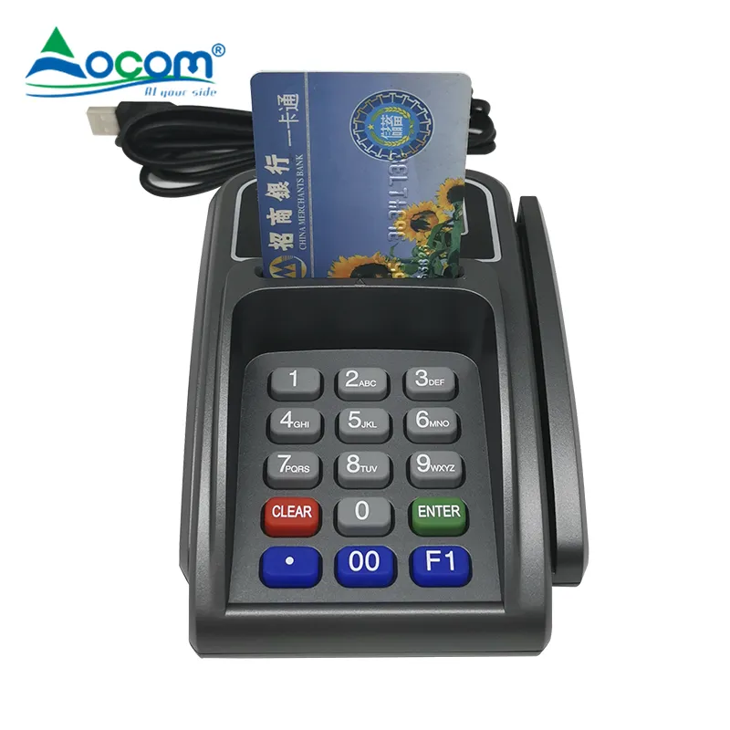 3 Track 20 Phím Lập Trình Pos Bàn Phím Pinpad Card Reader Liên Hệ Với Ic/Sam/M1 Thẻ/Hf Card Rader Cho Các Tùy Chọn