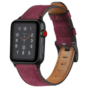 Cinturino in pelle di mucca retrò Tschick per cinturino Apple <span class=keywords><strong>Watch</strong></span> 44mm 40mm cinturino iWatch <span class=keywords><strong>42mm</strong></span> 38mm cinturino cinturino Apple <span class=keywords><strong>Watch</strong></span> 5 <span class=keywords><strong>4</strong></span> 3 2 - Product Image 5