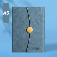 Libreta de Lujo con Logotipo Personalizado, Impresa, Triple Pliegue, A5, Cosida, de Cuero PU, Agenda Corporativa, Regalos Empresariales, 160 Páginas