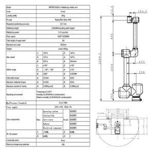 Robot de Paletización Móvil Versátil, Modelo de Motor BRTMD193001A. Capacidad de Carga de 30 kg, Alcance del Brazo de 2350 mm. Capacidades de Carga Personalizadas. 1 año - Product Image 2