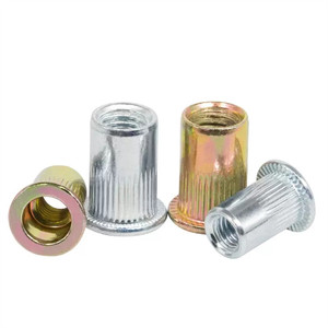 Haute qualité M2 M3 M4 M5 M6 M8 M10 1/4 5/16 3/8 acier inoxydable acier au carbone Rivnut tête plate tête fraisée écrou à <span class=keywords><strong>rivet</strong></span> hexagonal - Product Image 6
