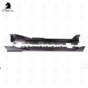 Kit carrosserie automobile jupes latérales en fibre de carbone style TOM pour TOYOTA SUPRA A90 2019 + - Product Image 5