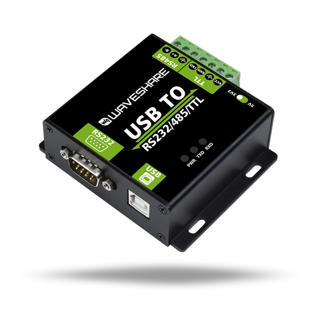 FT232RL/CH343G USB TO RS232/485/TTL Interface Converter, Industrial Isolation