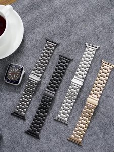 Correa de Eslabones de Acero Inoxidable 304 de Fábrica Brazalete de Repuesto para Apple <span class=keywords><strong>Watch</strong></span> 38mm 42mm 40mm 44mm 46mm 49mm - Product Image 4