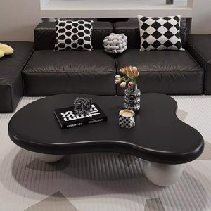 <span class=keywords><strong>Mesa</strong></span> de <span class=keywords><strong>Centro</strong></span> Moderna Minimalista con Forma de Nube, Estilo Crema, Madera MDF, para Hogar u Hotel - Product Image 5