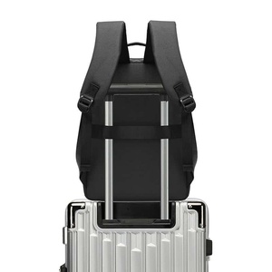Casual Nylon Backpack Diamond Lattice Pattern Waterproof 20-24L Capacity Zipper Closure Anti-Theft Travel Use - Product Image 2