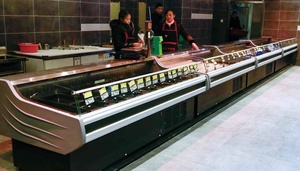 Supermarché viande fraîche commerciale affichage vitrine refroidisseur pour boucherie - Product Image 5