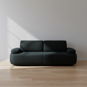 <span class=keywords><strong>Fauteuil</strong></span> simple de style nordique moderne avec dossier semi-circulaire, revêtement en tissu durable pour appartement et salon - Product Image 3