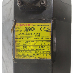 Motor Servo AC FANUC A06B-0127-B176 Probado - Product Image 2