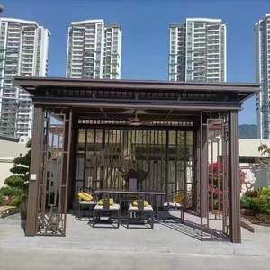 Terraza de Patio con Techo de <span class=keywords><strong>Cristal</strong></span> - <span class=keywords><strong>Cristal</strong></span> Laminado Grueso para Jardín, Balcón, Comedor o Salón de Té - Product Image 3