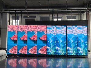 หน้าจอโปสเตอร์ LED แบบพับได้ขนาด 640×1920 มม. รองรับการควบคุมผ่านพีซี สมาร์ทโฟน และไดรฟ์ USB สำหรับการแสดงผลเชิงพาณิชย์ภายในอาคาร - Product Image 6