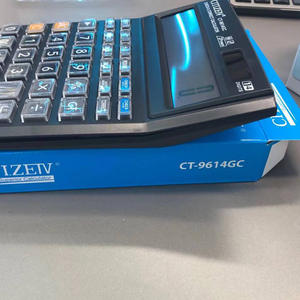 Calculatrice solaire Citizen Ct-9614gc à 14 chiffres, pour usage professionnel et financier, en ABS noir - Product Image 1