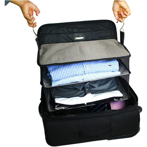 Organisateur de bagages suspendu pliable à 3 niveaux OEM avec fond zippé robuste – Solution de rangement de <span class=keywords><strong>voyage</strong></span> - Product Image 1