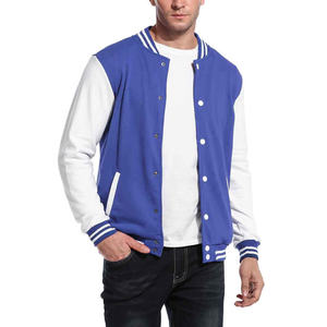 Ropa de calle de invierno de alta calidad a prueba de viento Botón de cuerno forrado de algodón personalizado hombres béisbol Letterman Varsity chaqueta fabricante - Product Image 1