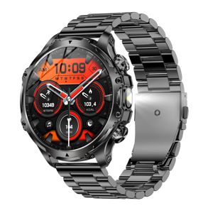 Montre connectée AK75 2026, 1,85 pouce, lampe torche, étanche, pression artérielle, oxygène sanguin, batterie 700 mAh, montre connectée de sport pour hommes, pour activités de plein air - Product Image 3
