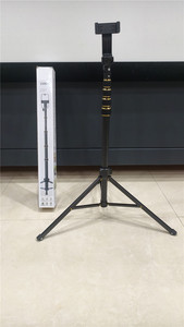 Hotsale 210cm Chân máy núm nhỏ Vàng khóa khung giá cho điện thoại và máy ảnh <span class=keywords><strong>Monopod</strong></span> Chân máy điện thoại chủ cho điện thoại thông minh - Product Image 3