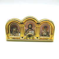 Icondx — icônes religieux peintes sur mesure, décoration, en forme de porte, plaqué plastique, jésus, vierge marie