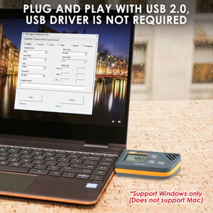 EU 3-in-1 <b>USB</b> for Temperature Humidity & | Plug & Play, PDF/Excel Report, Password | OEM Supported - Product Image 2
