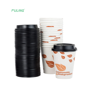 Taza de papel de café caliente personalizable, vasos de papel con tapas - Product Image 5