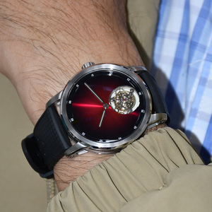 Đồng hồ đeo tay cơ khí Tourbillon cao cấp khung thép không gỉ mặt kính Sapphire dây da chống nước mới chính hãng - Product Image 6