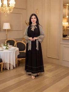 Abaya de Dubaï élégante pour femmes musulmanes Robe longue à imprimé Eid <span class=keywords><strong>Djellaba</strong></span> Turquie Caftan Ramadan Islam Vêtements Caftan Marocain Femme Robe - Product Image 3