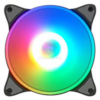 Vente en gros OEM RGB Fan 120mm CPU Cooler 12V ordinateur Gaming Case Cooling Fan With LED Light PC Fan télécommande pour PC case