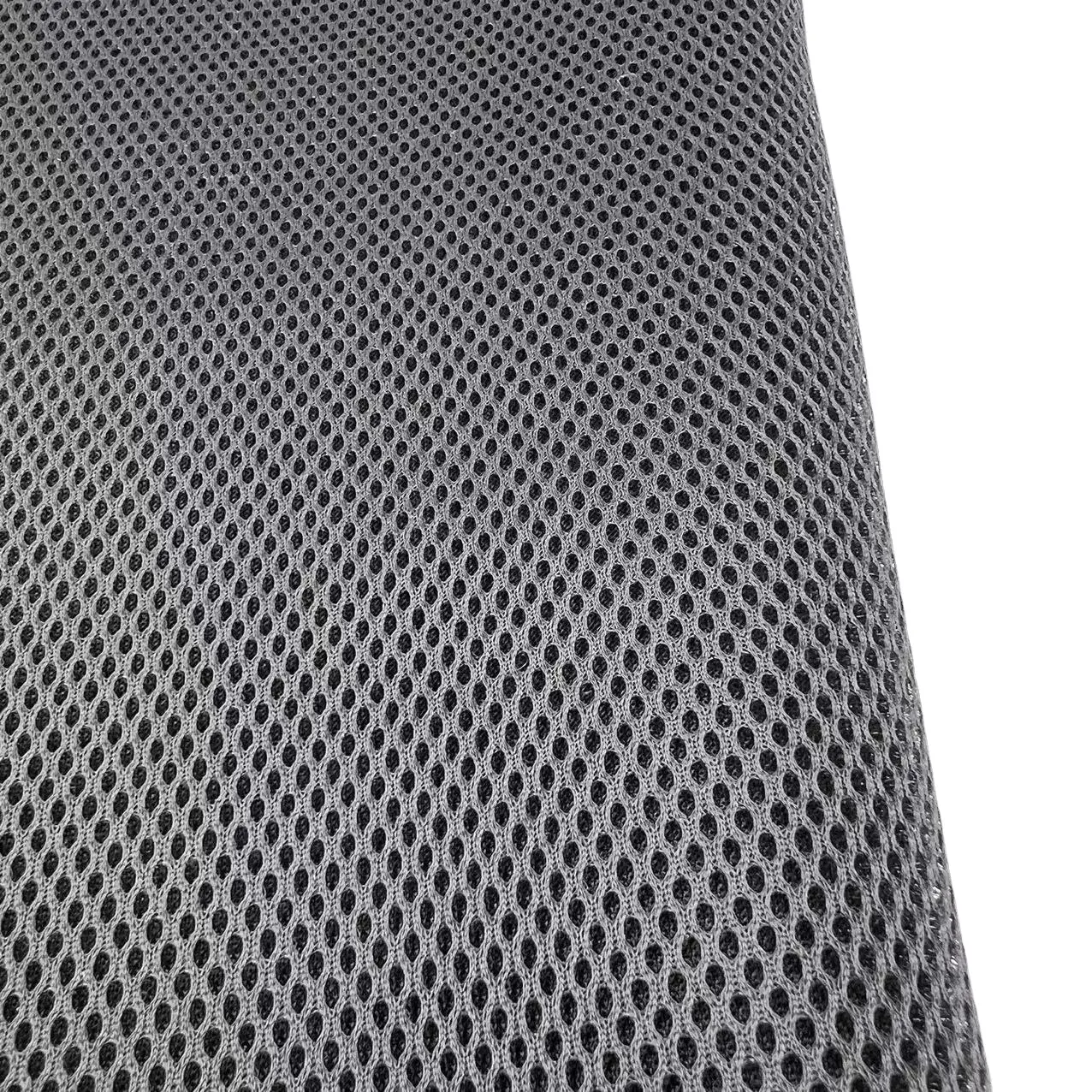 Yi-premium — oreiller de bain de luxe en polyester, tissu 3D, à mailles d'air, de couleur noir, avec ventouses