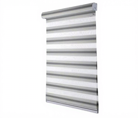 Stores zébrés manuels - Ombrage horizontal moderne pour salon luxueux et décoration d'hôtel