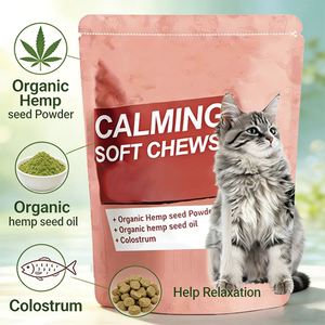 Friandises Apaisantes Bio pour Chats OEM ODM – Dernière Tendance en Collations Saines Saveur Poulet – Vente en Gros - Product Image 3