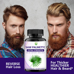 Cápsulas de Saw Palmetto OEM ODM Sin OMG, Mejoran la Salud de la Piel y el Cabello, Protegen la Salud de la Próstata y Aumentan los Niveles de Energía para Adultos - Product Image 4