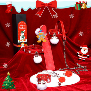 Set de Juguetes Sexuales SM 'Canción de Amor Navideña', Regalo para Coquetear, Collar, Campana, Esposas, Juguetes de Restricción, Pala, Accesorios de Dominación - Product Image 4
