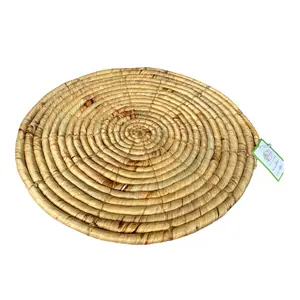 Vendita diretta Rattan naturale Set di tessitura di 2 tovagliette decorazioni per la casa Made in Vietnam fabbrica 100% fatto a mano