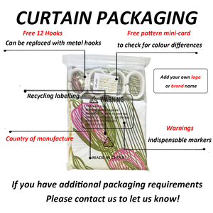 Rideau Rideaux De Douche Cortinas De Banos Set Cortina De Ducha De Baño Impreso Personalizado Plantas Tropicales Flores De Hoja De Palma - Product Image 2