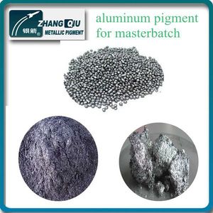 Pigment d'aluminium à faible teneur en COV, en forme de pièce d'argent, haute brillance, taille de particules 13 µm, <span class=keywords><strong>pâte</strong></span> pour masterbatch, emballage 25 kg/tambour - Product Image 2