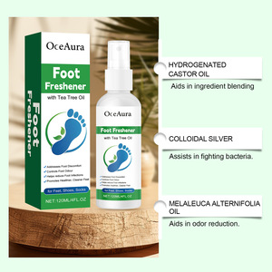Vente chaude hydratant apaisant nourrissant soins de la peau Anti-sec talons fissurés rafraîchissant et doux huile d'arbre à thé soin des pieds Spray - Product Image 4