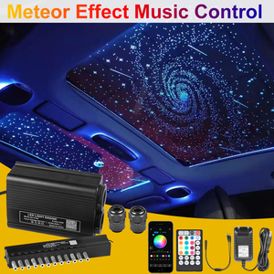 Nuovo motore della luce del cielo stellato del tetto dell'automobile di 32W RGBW con effetto a stella di ripresa del motore a fibra ottica di controllo di Meteor/App di 3W 12LEDS - Product Image 3