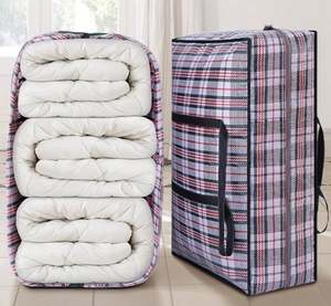 Bolsas de Almacenamiento Grandes Impermeables para Mudanza, para Artículos Esenciales de Dormitorio, con Cierre para Ropa - Product Image 1