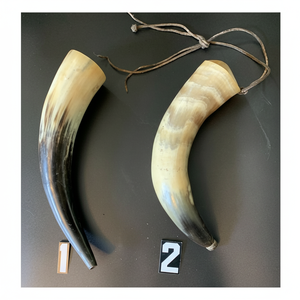 Jarra de cuerno vikingo natural para beber, taza de cuerno de animal, tazas para beber vikingo para cerveza, vino, cerveza, jarra de cuerno de STAR CRAFTS INDIA - Product Image 1