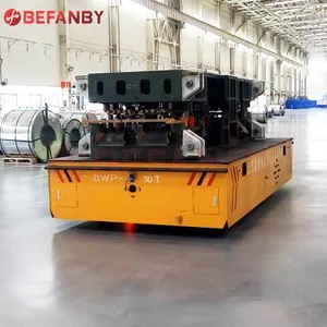 Befanby 1-500T Aangepaste Materiaal Handling Bestuurbare Elektrische Transfer Auto Op Cement Floor