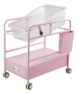 Cuna de Hospital para Recién Nacidos, Carrito para Bebés, Carrito Móvil para Niños, Cochecito para Bebés, Carro de Transferencia Infantil con Ruedas para Hospital - Product Image 2